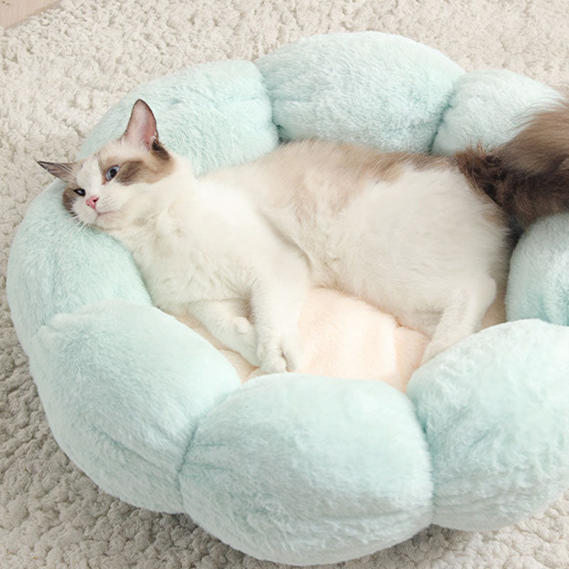Skanto | Dyp Søvn Blomst Form Katt Bed