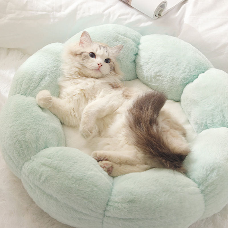 Skanto | Dyp Søvn Blomst Form Katt Bed
