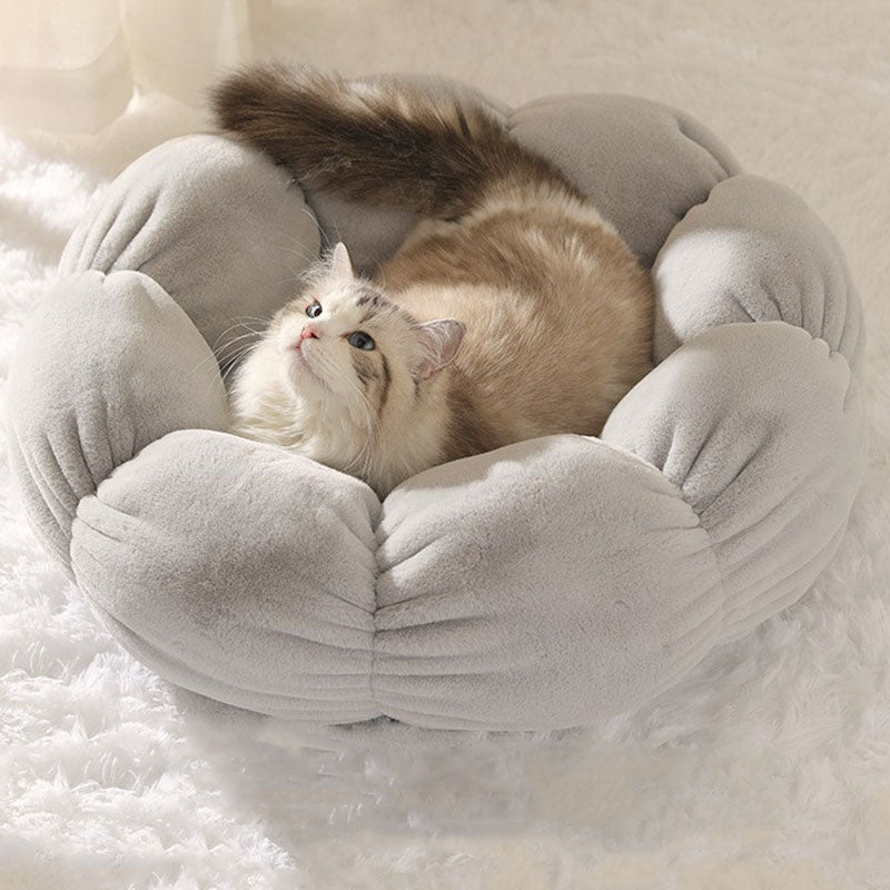 Skanto | Dyp Søvn Blomst Form Katt Bed