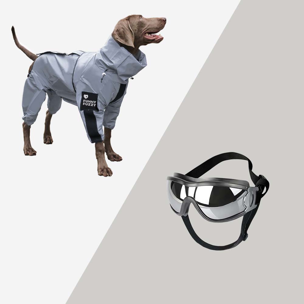 Skanto | Reflekterende Allvær Vanntett Kule Hundetilbehør Regnjakke