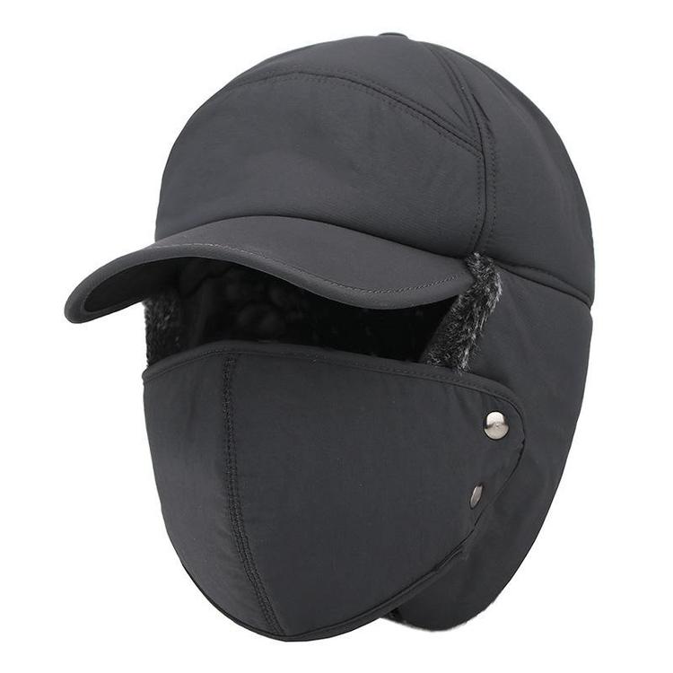 Skanto | Unisex vindproof & varm & ørebeskyttelse & ansiktsbeskyttelse hatt