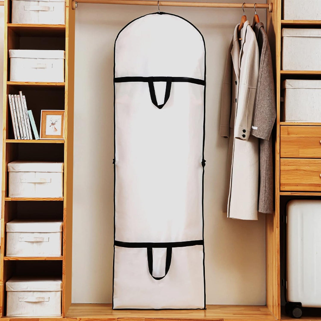 Ekstra-lang kjole & gown plaggveske – 180 cm beskyttende deksler med håndtak | Skanto