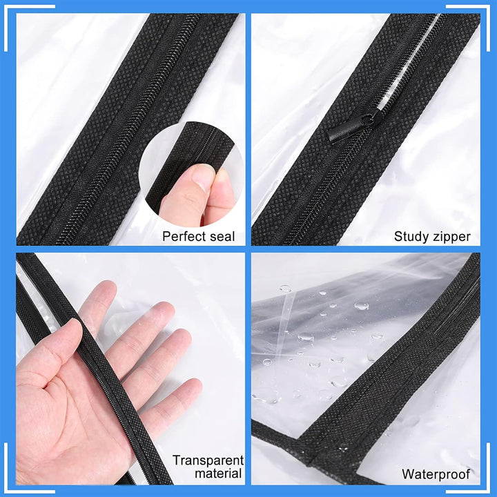 Ekstra-lang kjole & gown plaggveske – 180 cm beskyttende deksler med håndtak | Skanto