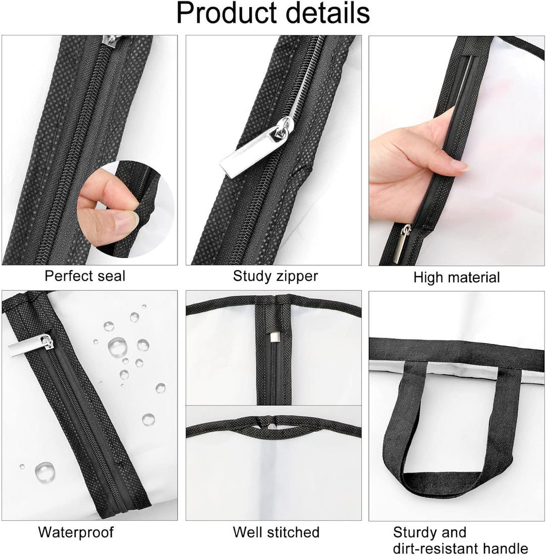 Ekstra-lang kjole & gown plaggveske – 180 cm beskyttende deksler med håndtak | Skanto