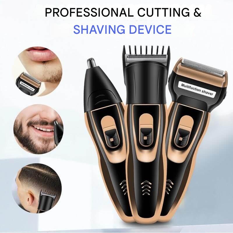 ProCare 3-i-1 Trimmer – Trådløs Skjeggtrimmer, Nesehårtrimmer og Barbermaskin | Skanto