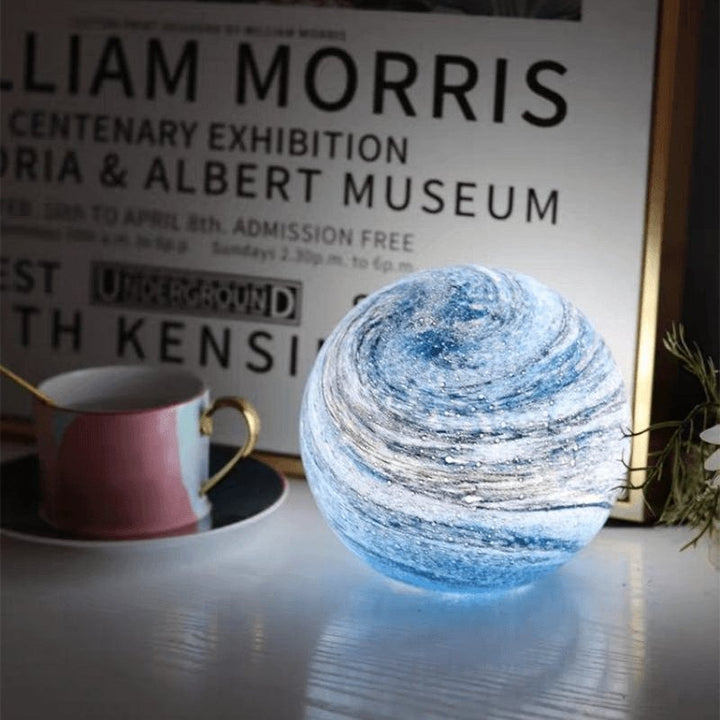 Glass Moon Lamp Skanto