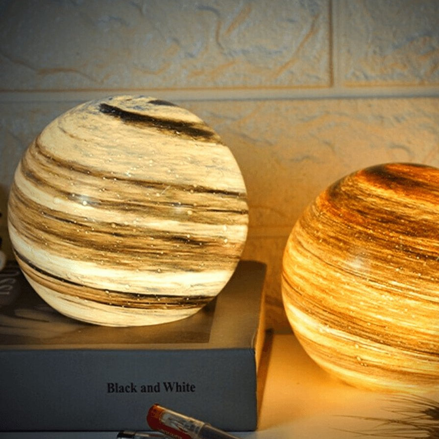 Glass Moon Lamp Skanto