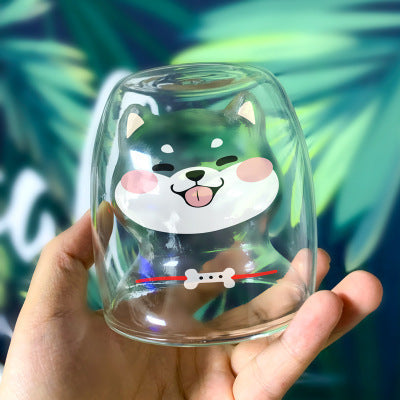 Glasskrus Dobbelveggs Glasskrus Bjørn Dyr Dobbel Lag Glasskrus | Skanto