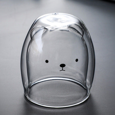 Glasskrus Dobbelveggs Glasskrus Bjørn Dyr Dobbel Lag Glasskrus | Skanto