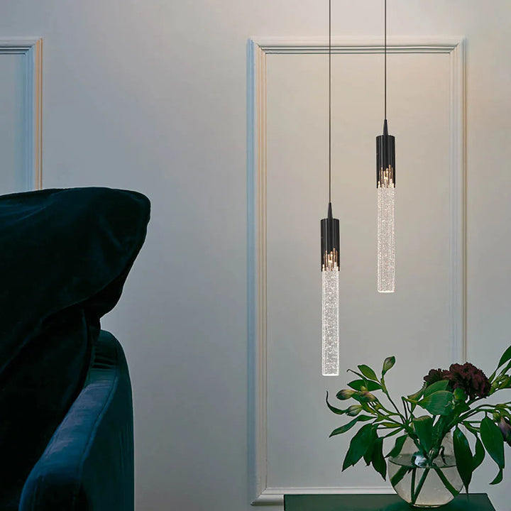 Skanto | Glass kule pendellampe i sylinderform - Lustreau