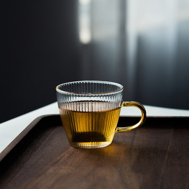 Glass Pot Filter Trebruk Håndtak Te Seremoni Transparent Tevare Sett | Skanto