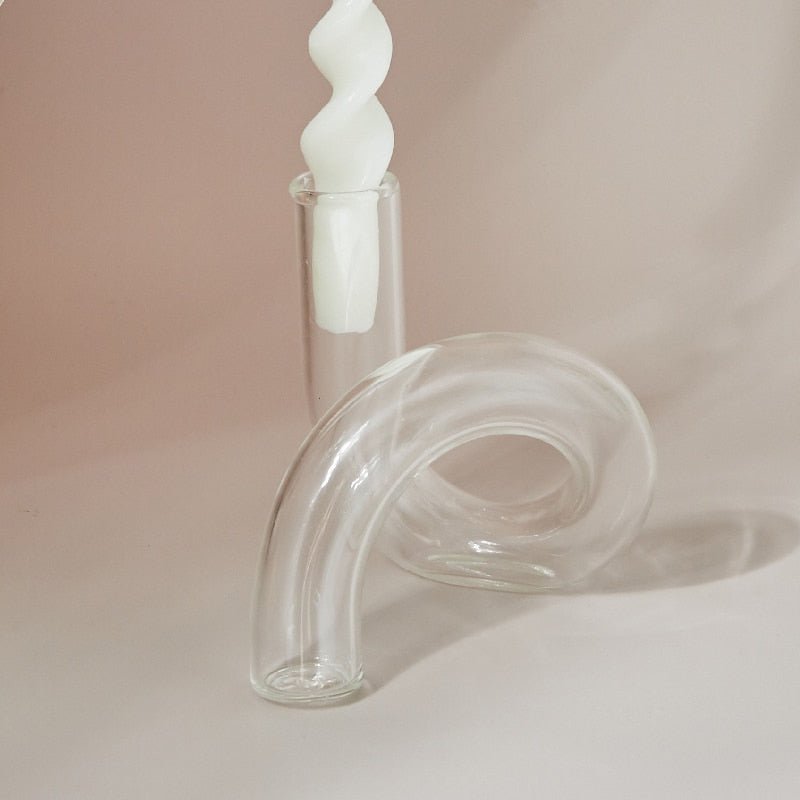 Skanto | Glass vase lysestake