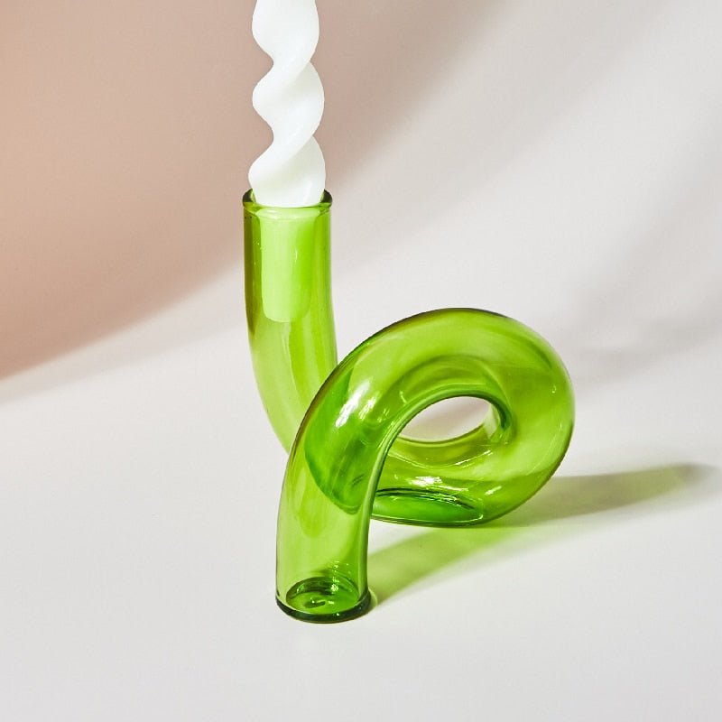 Skanto | Glass vase lysestake