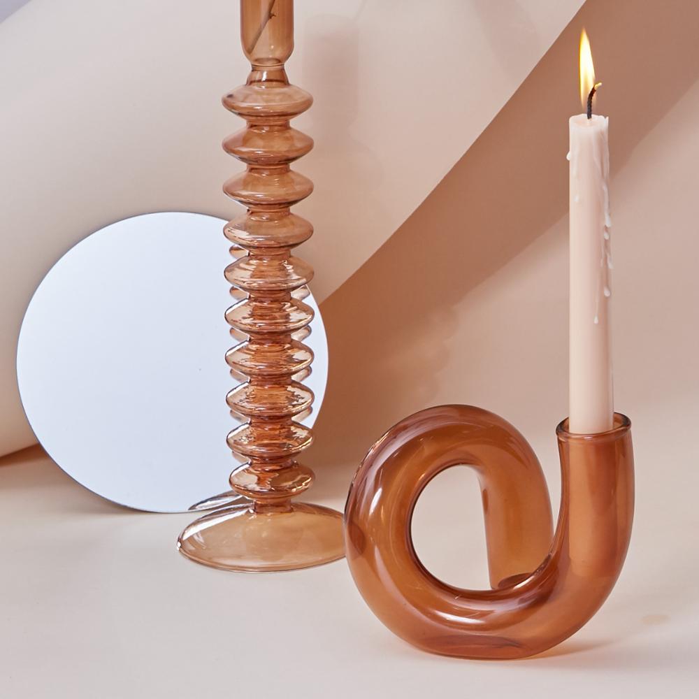 Skanto | Glass vase lysestake