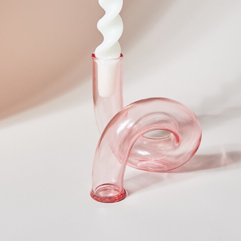 Skanto | Glass vase lysestake