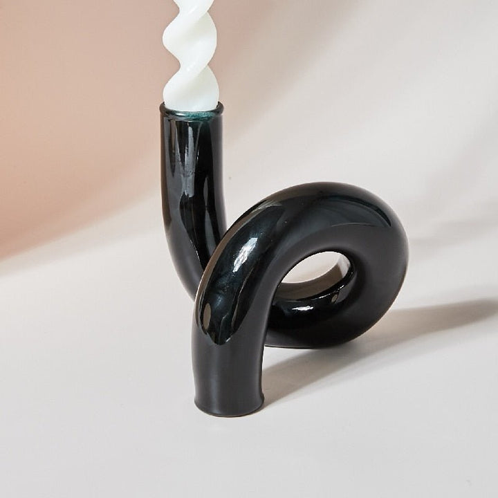 Skanto | Glass vase lysestake