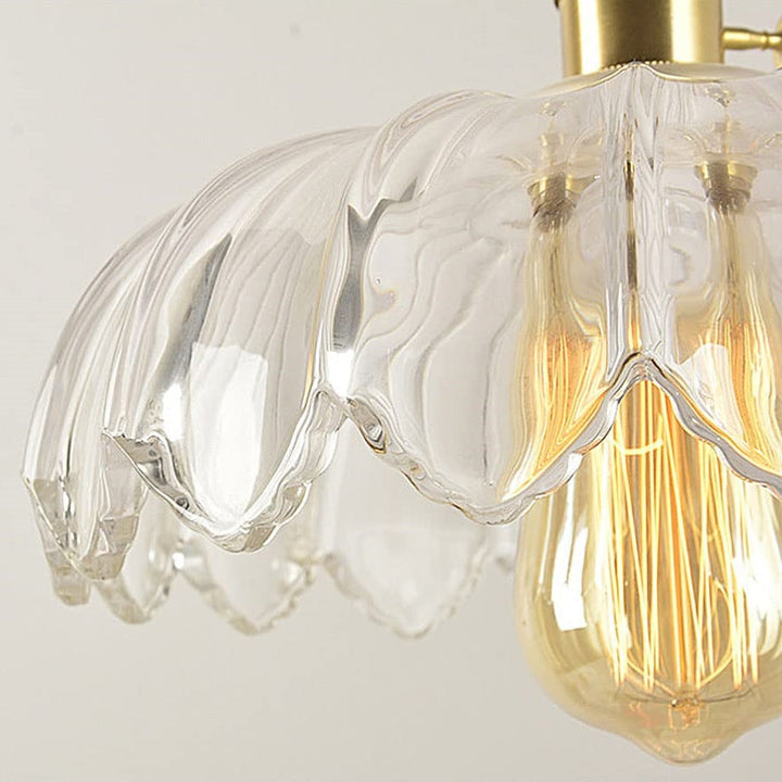 Skanto | Glass lampe som glitrer med detaljer!