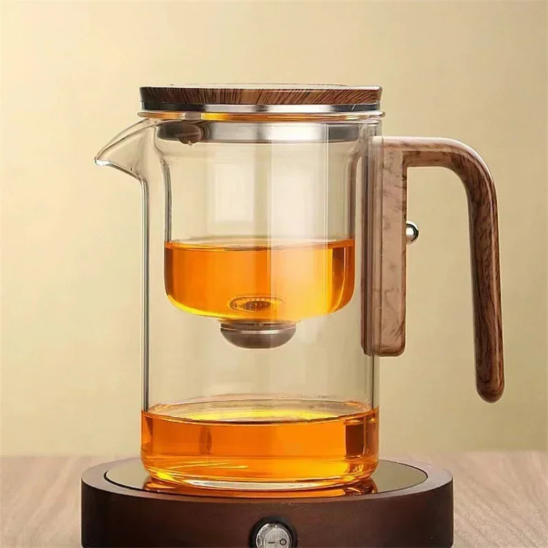 TheePuur Glassfera – Glass Teapot med løs filter for varm og kald te | Skanto
