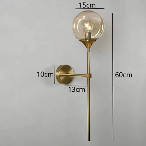 Skanto | – Skandinavisk moderne glassvegglampe