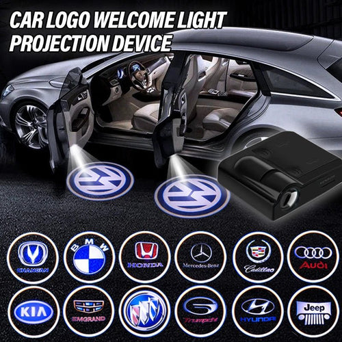 Logoprosjektor for Autotüren | Kabellose LED-Begrüßungsleuchte | Individuelles logo