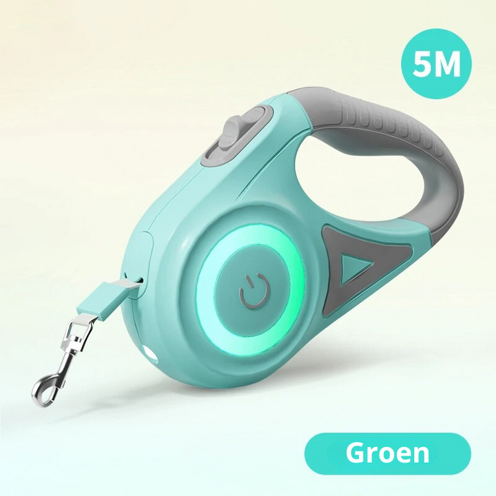 GlowGuard Lyskabel Hundesele med Lommelykt Skanto