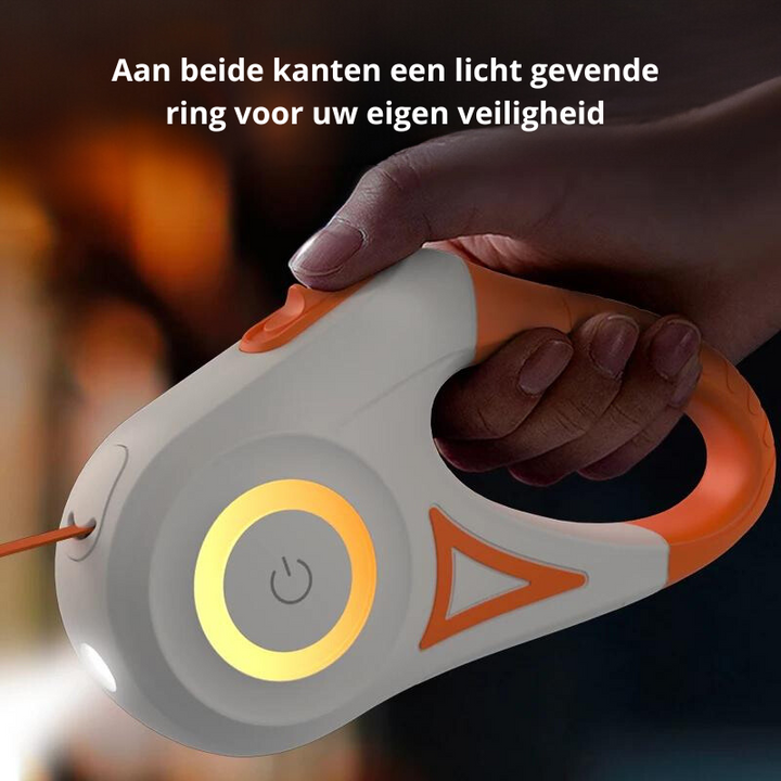 GlowGuard Lyskabel Hundesele med Lommelykt Skanto
