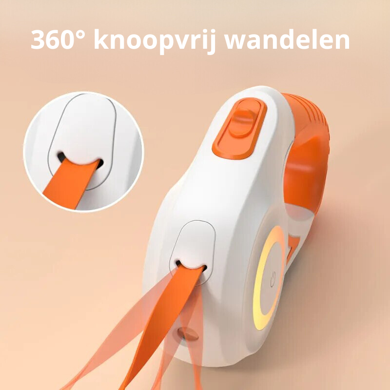 GlowGuard Lyskabel Hundesele med Lommelykt Skanto