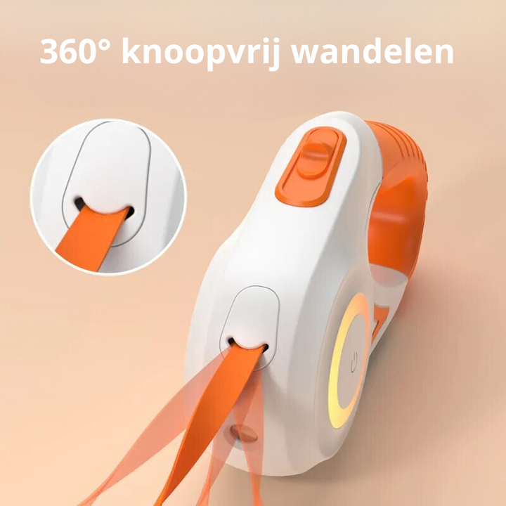 GlowGuard Lyskabel Hundesele med Lommelykt Skanto