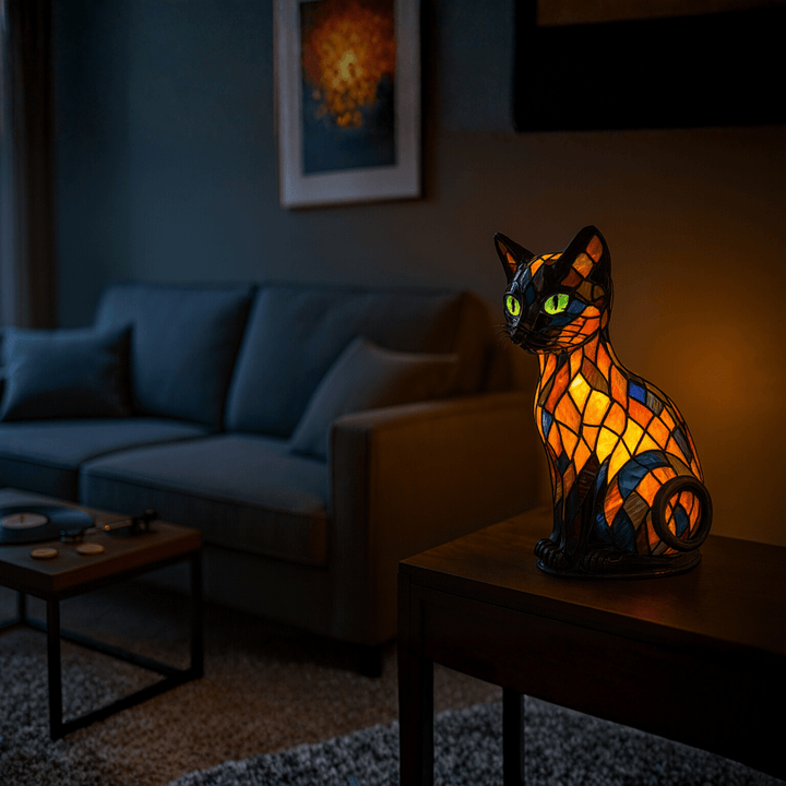 Skanto | GLOWKITTY – Myk LED Katt Nattlampe for Beroligende Atmosfære