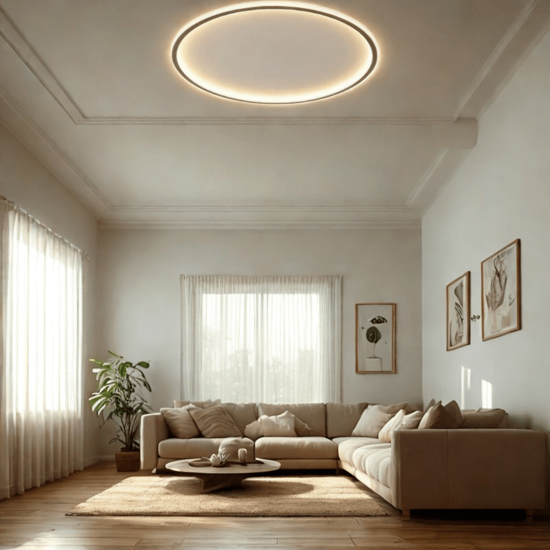 Skanto | GLOWLITH – Skandinavisk LED Taklampe for Moderne, Blendsfri Belysning