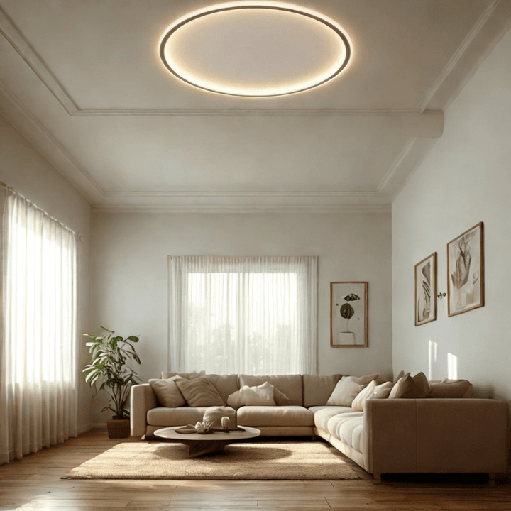 Skanto | GLOWLITH – Skandinavisk LED Taklampe for Moderne, Blendsfri Belysning