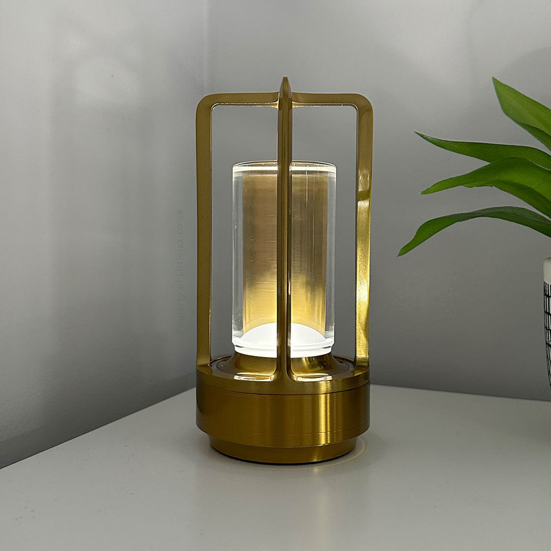 Trådløs vintage lantern bordlampe | Skanto