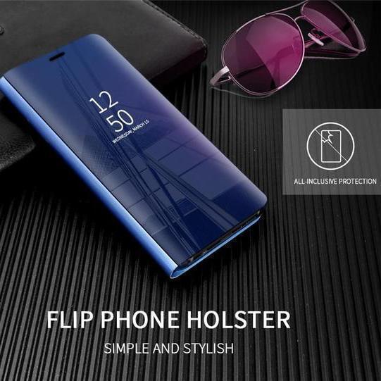 Skanto | 3 i 1 Speil Flip Etui for Samsung Telefoner