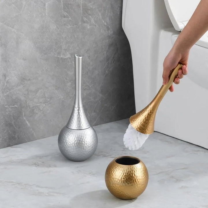 GOLDENLUXE – Elegant, moderne toalettbürste mit edlem Metalldesign für moderne badezimmer