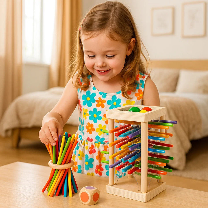 Skanto | Educational 3i1 Tre Ball og Stang Ferdighetspill