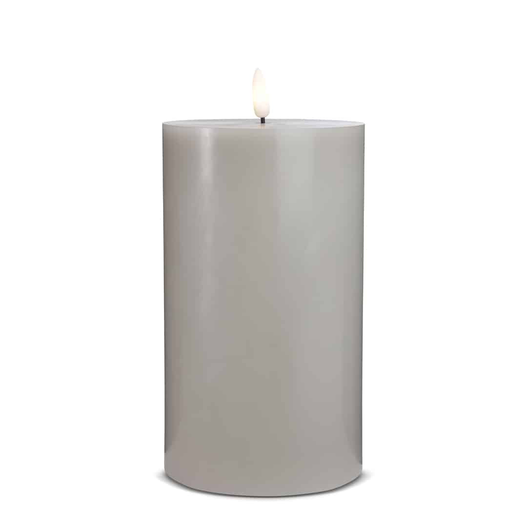 LED Lys (1 stk) med realistisk 3D-flamme 10 x 20 cm | Skanto