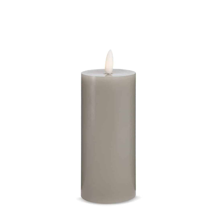 LED Stearinlys (1 stk) med realistisk 3D flamme 5 x 15 cm | Skanto