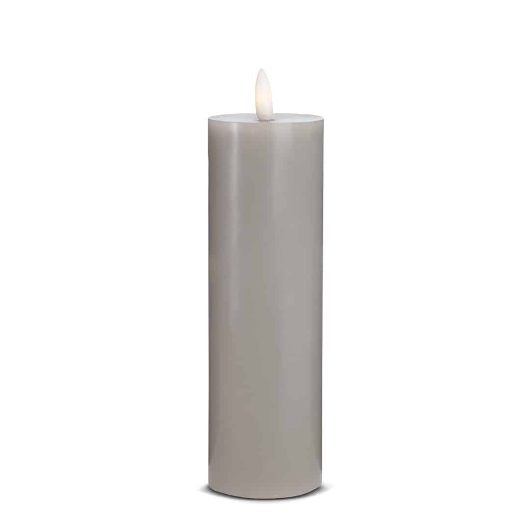 LED Lys (1 stk) med realistisk 3D-flamme 5 x 20 cm | Skanto