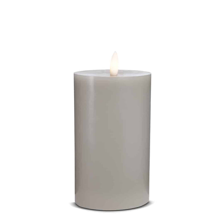 LED Stearinlys (1 stk) med realistisk 3D flamme 5 x 15 cm | Skanto