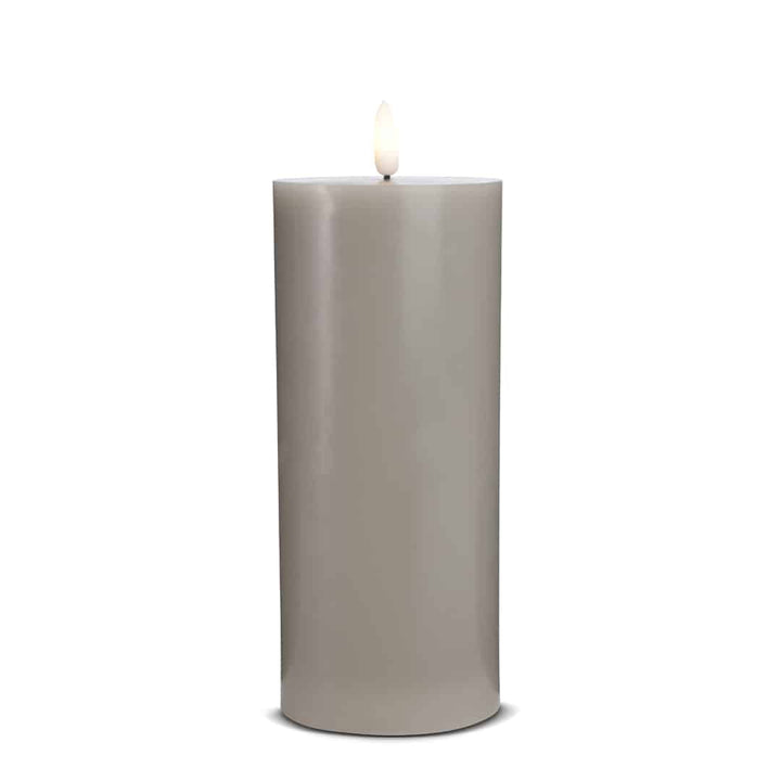 LED-lysestake (1 stk) med realistisk 3D-flamme 7,5 x 20 cm | Skanto