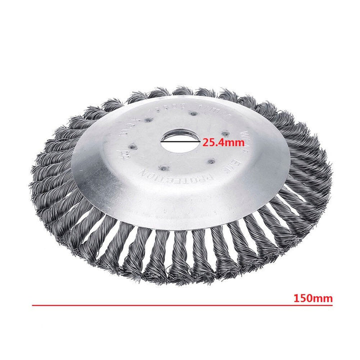 Skanto | Weed Brush for Trimmer – Robust Wire Brush Made of Steel for Joint Paving Garden Care
