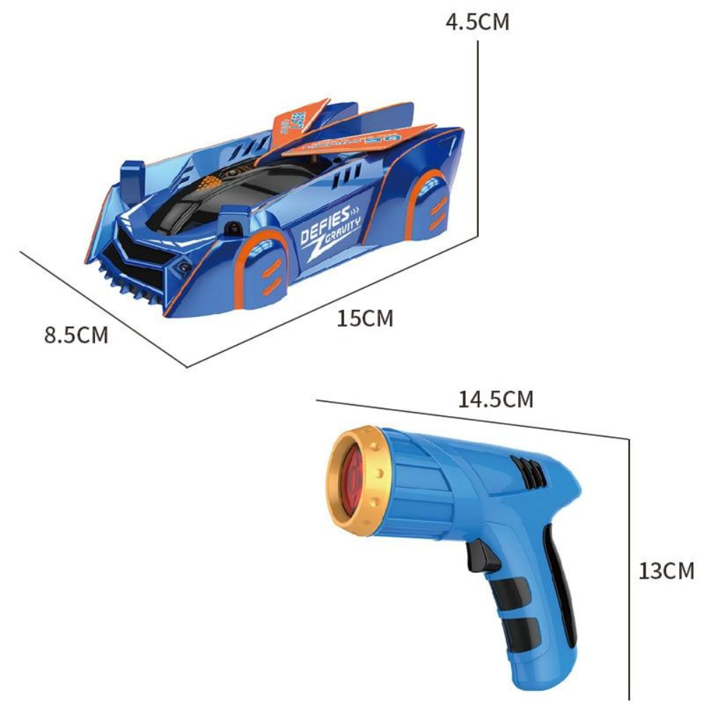 Skanto | Barn Bilekser Fjernkontroll Veggklatring Laser RC Bil