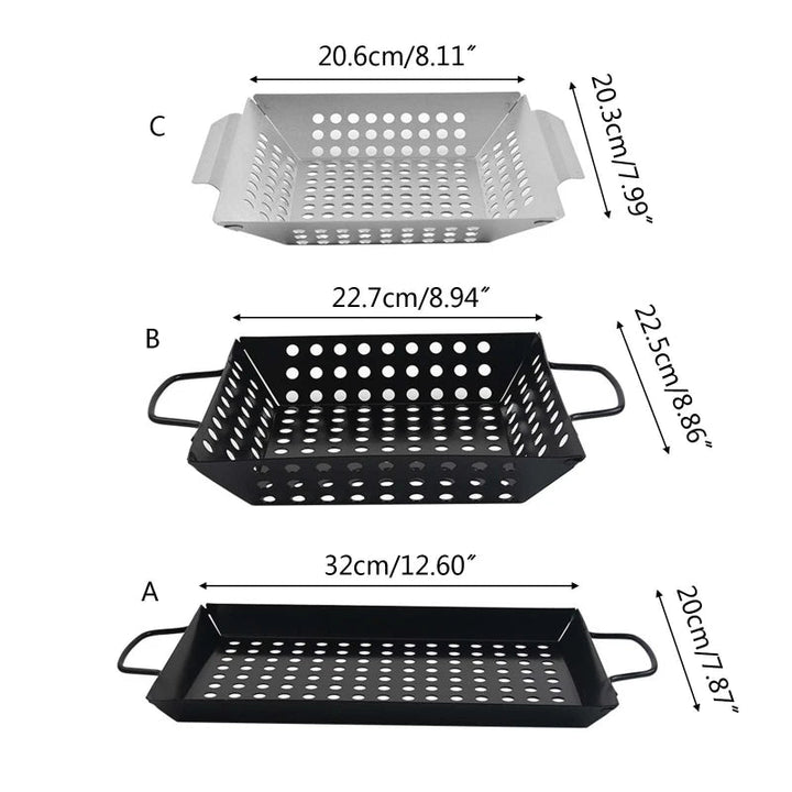 Skanto | GRILLKURV – Non-Stick BBQ-verktøy for enkel grilling