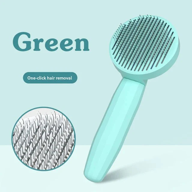 Skanto | GROOMCLICK – Selv-rensende kattbørste for skånsom grooming og mindre håravfall