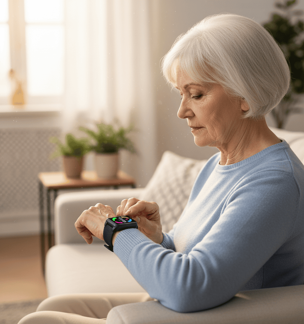 Skanto | GUARDTIME – Senior Smartwatch med sanntid GPS og nødhjelp støtte