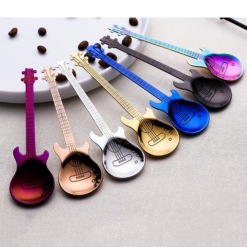 Guitar Formed Coffee Spoon | Skanto