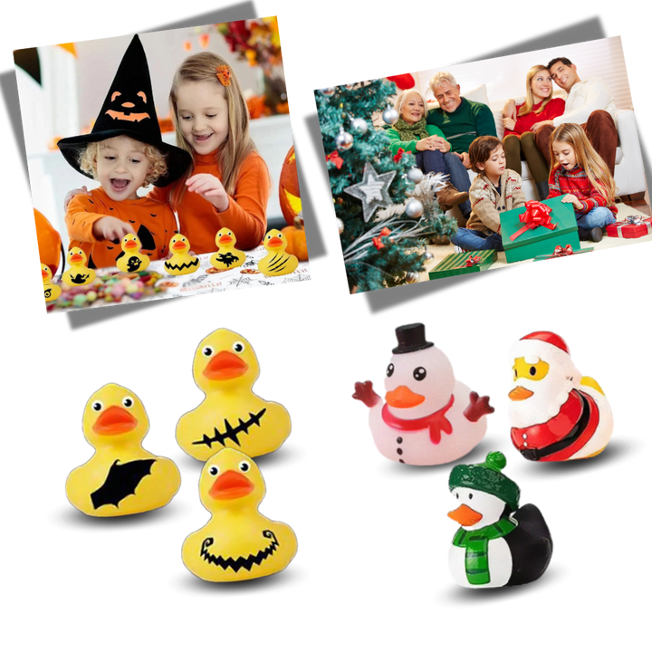 Andejulekalender med Halloween- og Juletema