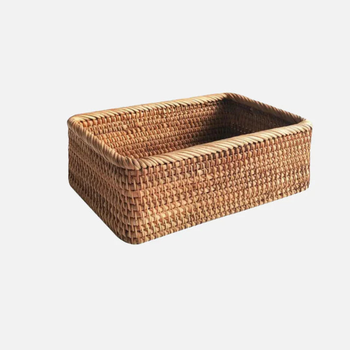 Skanto | Håndvevd Rattan Pilkurv for Oppbevaring