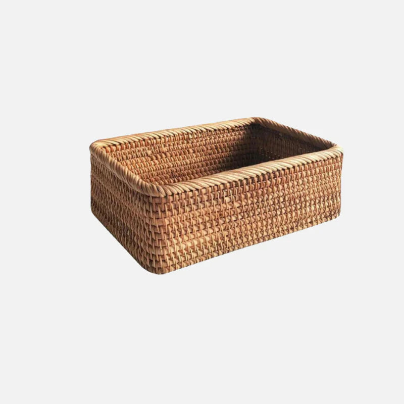 Skanto | Håndvevd Rattan Pilkurv for Oppbevaring