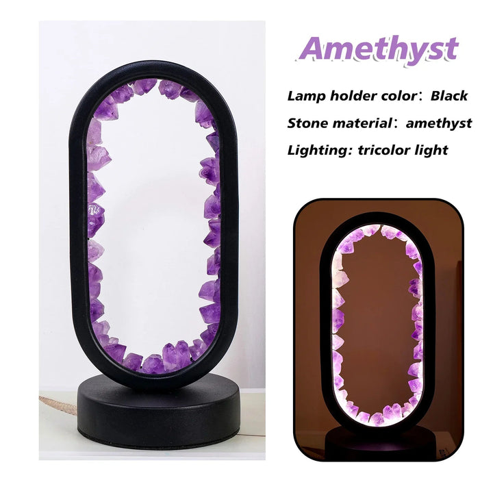 Skanto | Håndlaget Ametystlampe - Serenith
